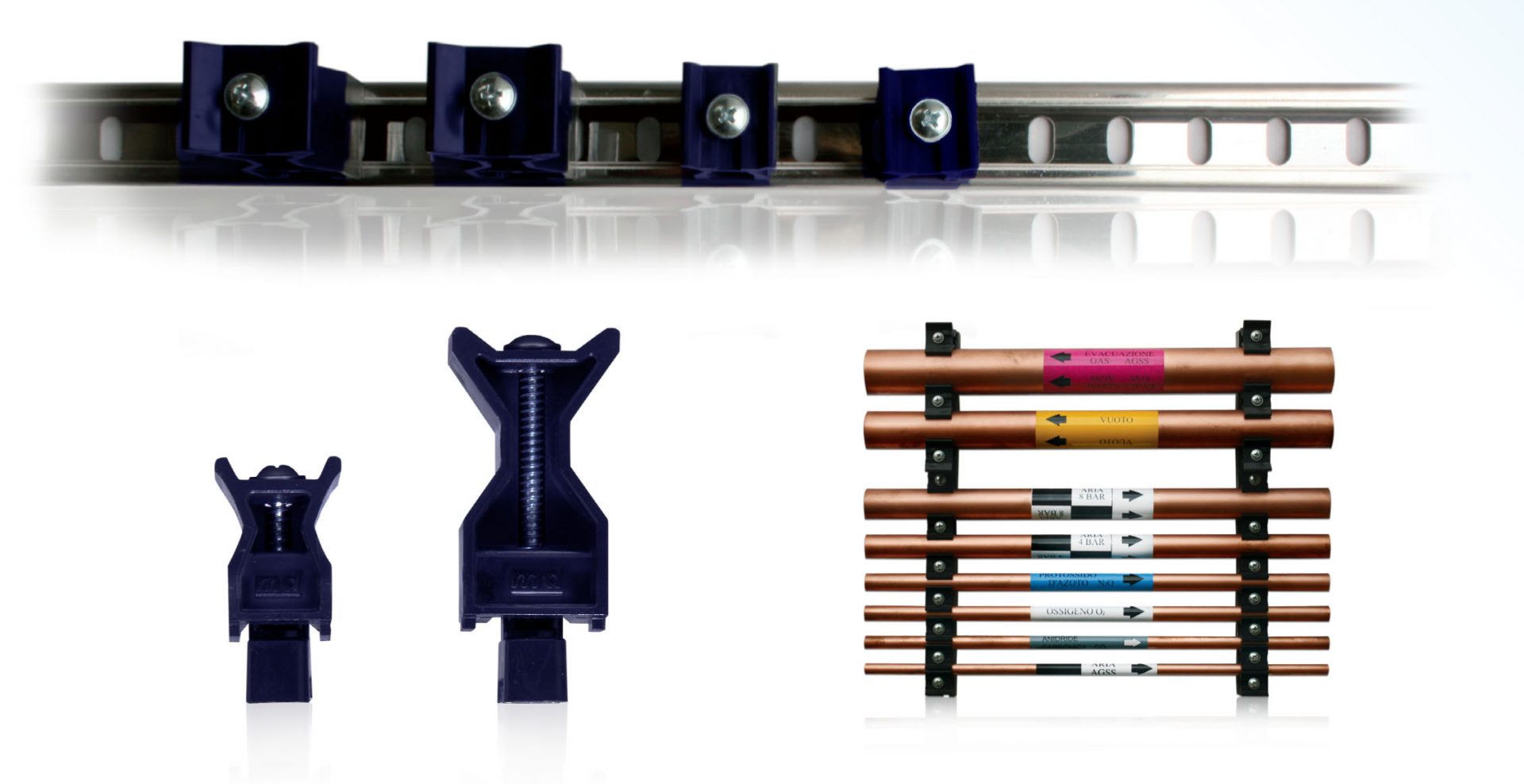 Brackets for pipes holding mdsrl